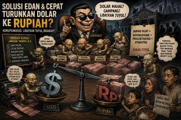 Solusi Edan & Cepat plus Tepat Turunkan Nilai Tukar Dolar ke Rupiah